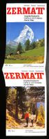 Vogelschaukarte ZERMATT ©1981 Trüb S.A. Aarau - WIE NEU