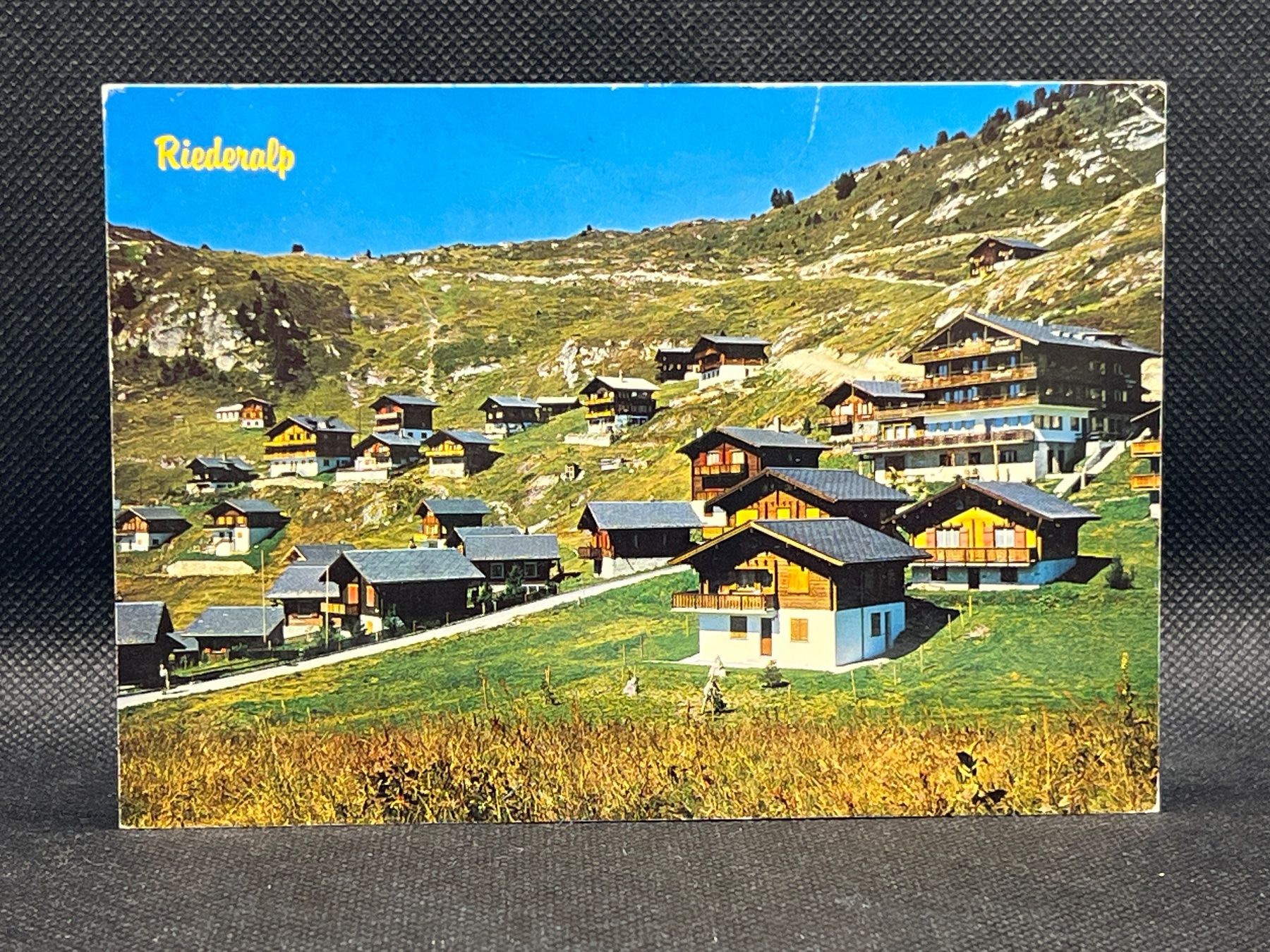 Cartoline postali: Riederalp 1920m (Wallis) – Usato da Widnau venduto da Brusi9