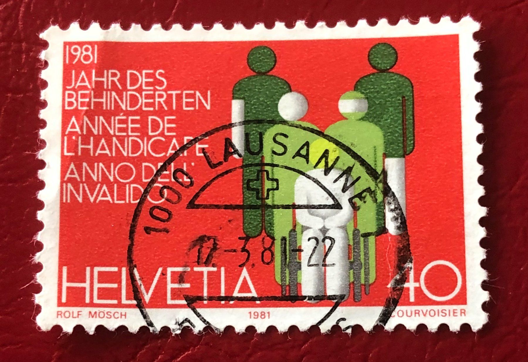 Tutti i francobolli: CH Briefmarken Stempelt Lausanne    – Usato da Aarau venduto da Billa007