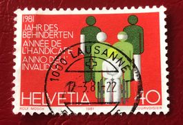 CH Briefmarken Stempelt Lausanne   