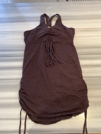 Moskitoo Long Top/Kleid🤎mit Fransen,Gr.S/M nr.2