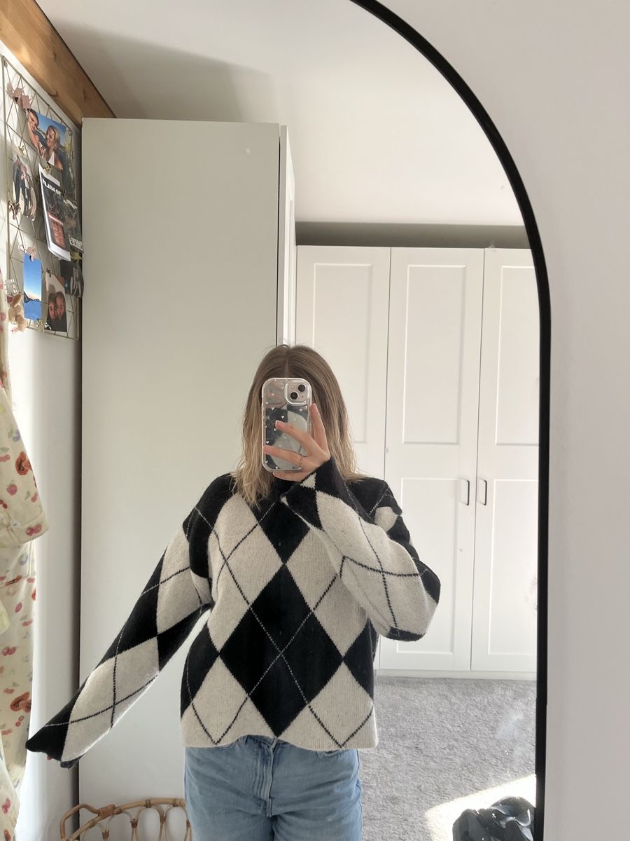 H&M Maglioni & Felpe: Pullover mit Rautenmuster – Nuovo (secondo la descrizione) da Sevelen venduto da sarah_selina 1