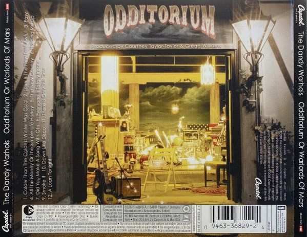CD: CD The Dandy Warhols - Odditorium (2005) – Usato da Möriken AG venduto da mineralia 1