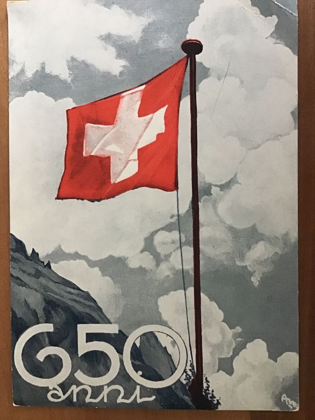Cartoline postali: 650 Jahre Schweiz – Difettoso da Kirchenthurnen venduto da Gluecksbrief