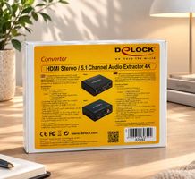 Delock HDMI Audio Extractor 4K, Stereo/5.1, neu & OVP
