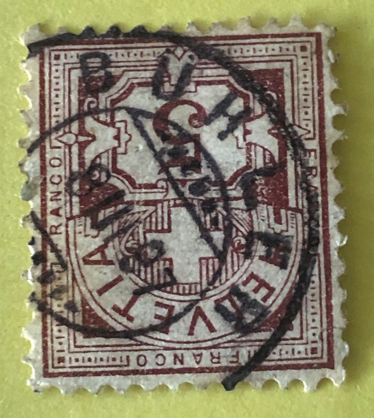 Tutti i francobolli: Ziffermuster mit Vollstempel – Usato da Aarau venduto da Billa007