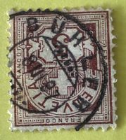 Ziffermuster mit Vollstempel
