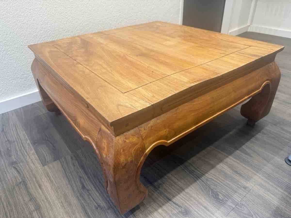 Tavoli: Opiumtisch ca. 94x94x45 Teak – Usato da Zürich venduto da elihaf