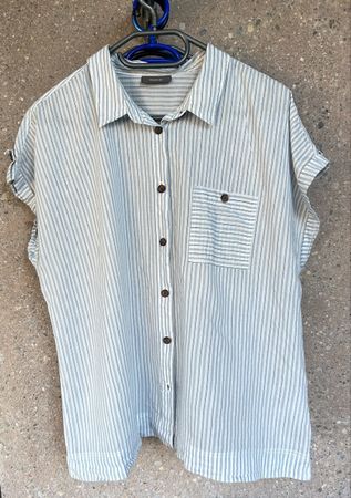 Damen Bluse gestreift Grösse 42 guter Zustand
