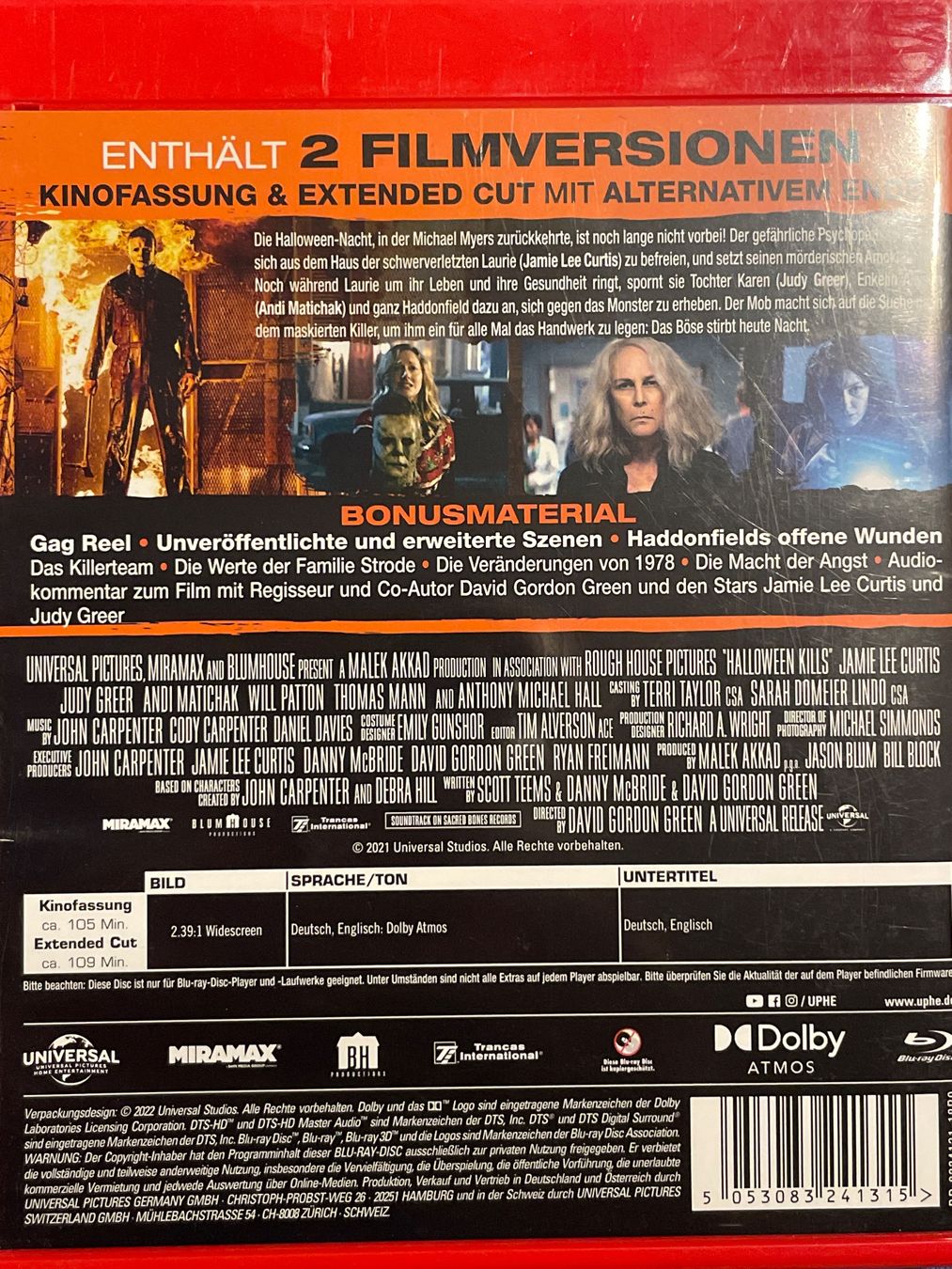 Tous les DVDs: Halloween Kills (2021) – D'occasion à Waldenburg par Gonzo8 1