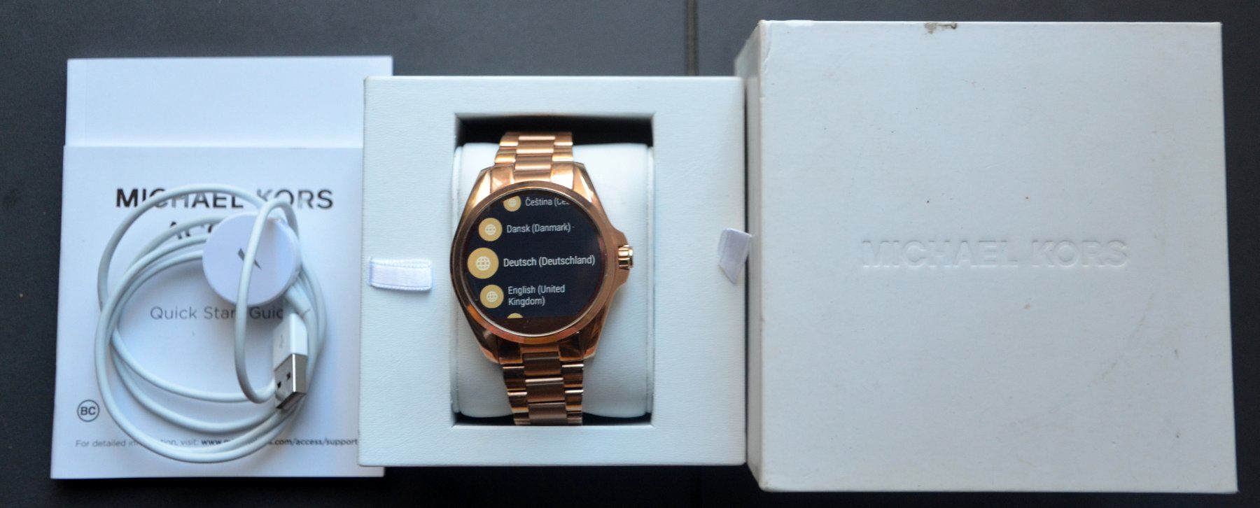 Michael Kors Smartwatch: Michael Kors Bradshaw Touchscreen Smartwatch – Usato da Collonges venduto da arashee 2