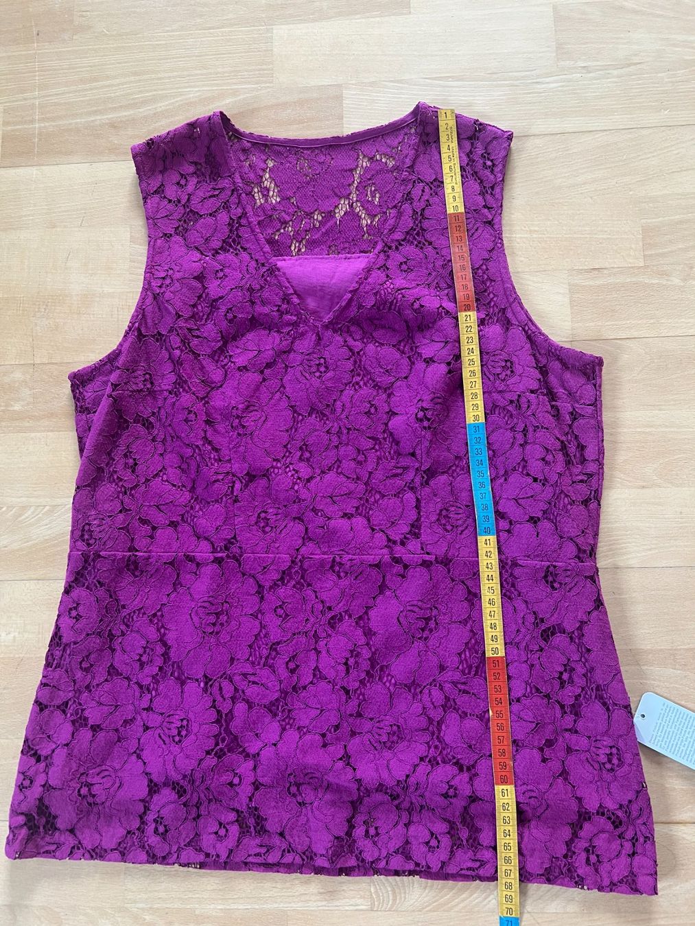 Colora Camicette: Colora Spitzen Bluse, Gr. L, Dunkelpink, NEU – Nuovo e nell'imballaggio originale da Worb venduto da farben20zauber 3