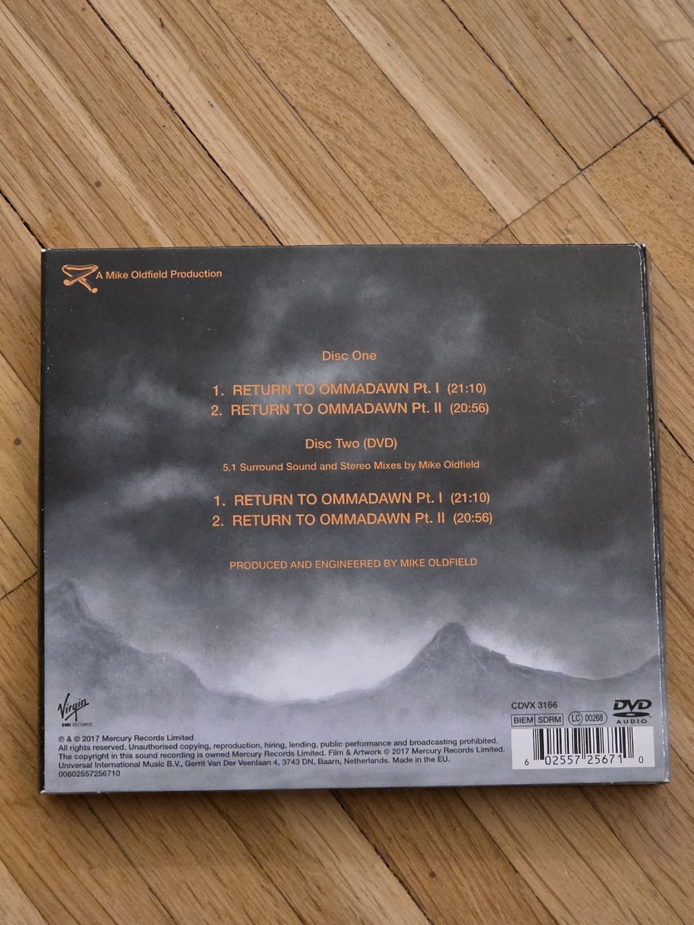 CDs: CD+DVD: Mike Oldfield: Return To Ommadawn – Gebraucht aus Aesch BL von immon 1
