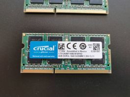 RAM crucial 2x 4GB CT51264BF160B.M16FKD