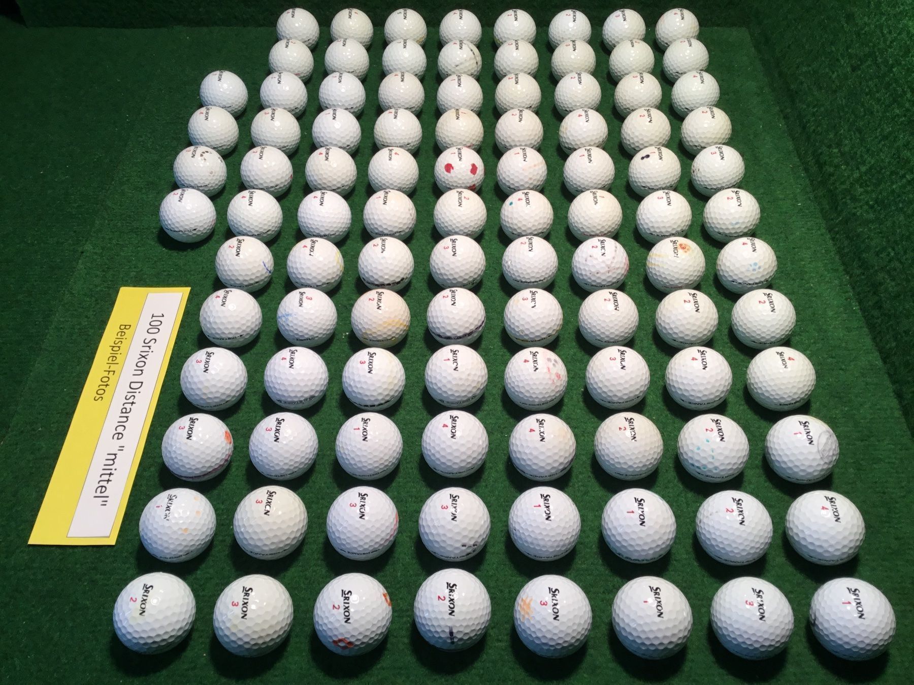 Palloni: 100 Golfbälle Srixon Distance (mittel) – Usato da Bergdietikon venduto da shimano4 1