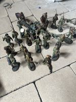 Blechsoldaten Militär Figuren Konvolut gemischt Zustand