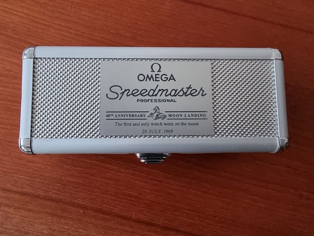 Omega Speedmaster Aluminium Box for Pen (Neu (gemäss Beschreibung)) in ...