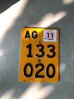 Mofa Nummernschild