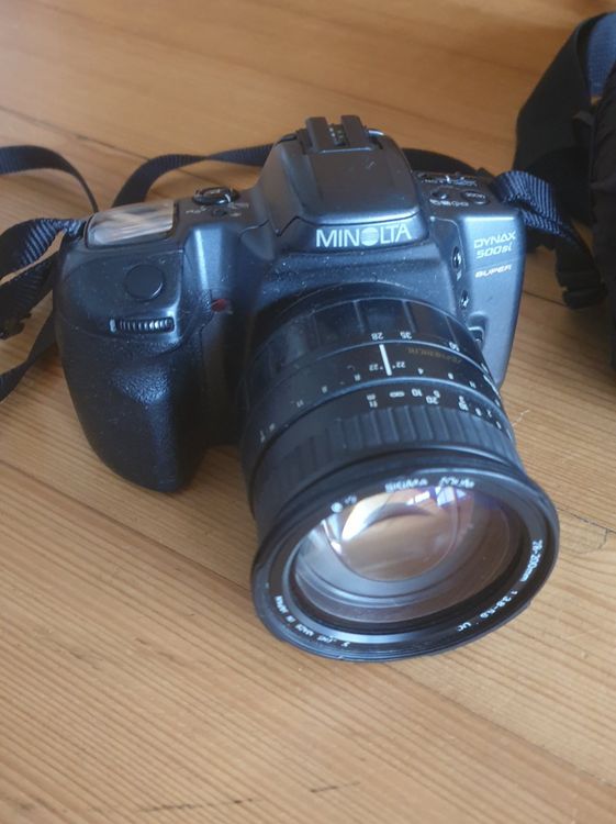 Minolta Fotocamera: Minolta Dynax 500si analoge Spiegelreflexkamera – Usato da Kappel SO venduto da kanuenli