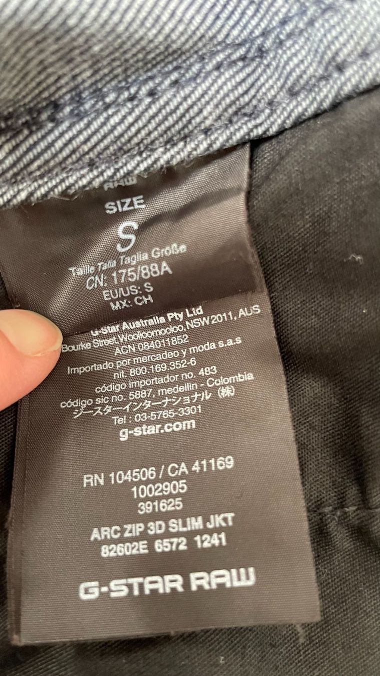 G-Star Giacche: Jeansjacke G-Star – Usato da Aarburg venduto da Qin3ze 3
