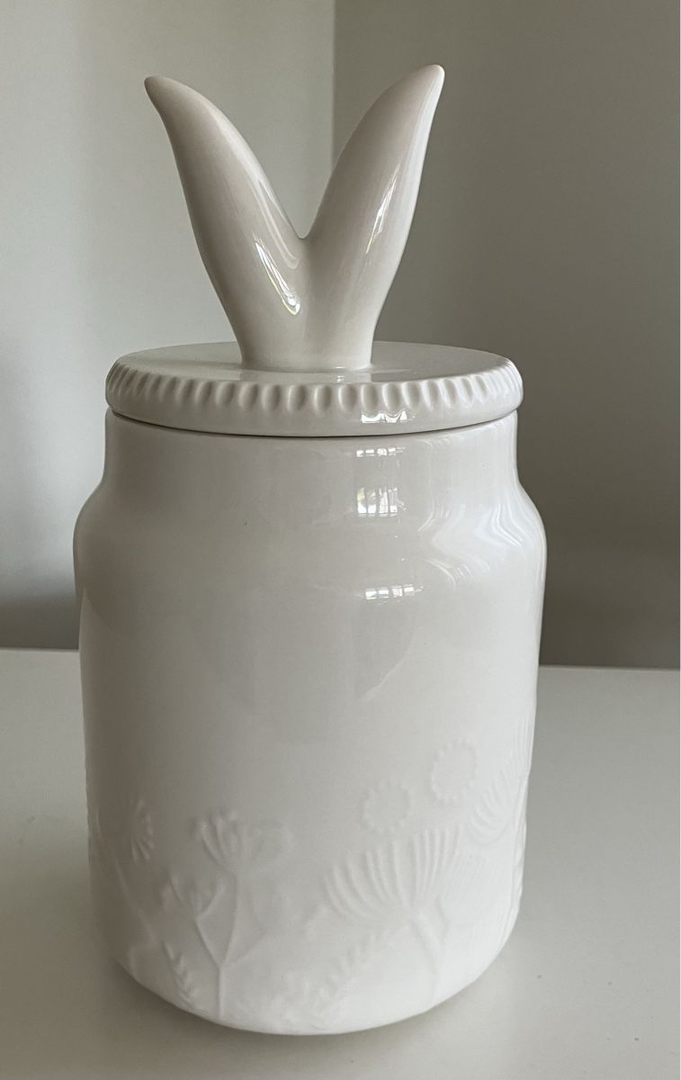 Zuccheriere: Weisse Keramikdose Osterhase – Nuovo (secondo la descrizione) da Neschwil venduto da Luna19610
