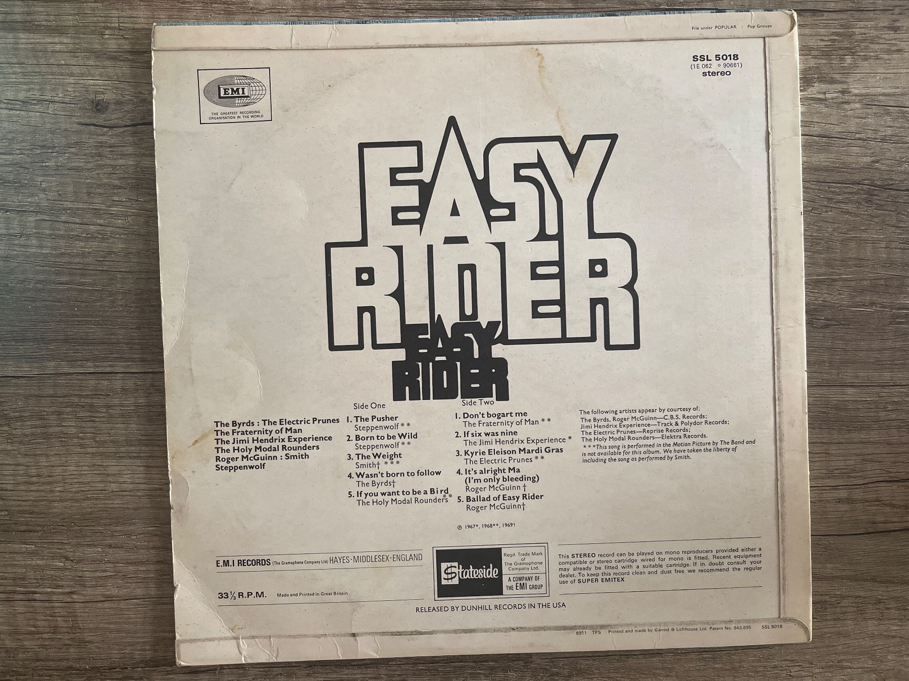 Dischi in vinile: A408/Easy Rider - Original Soundtrack – Usato da Frutigen venduto da Philippe_jsp 1