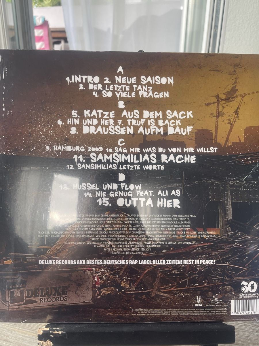 Dischi in vinile: Samy Deluxe / Der letzte Tanz  – Nuovo e nell'imballaggio originale da Dagmersellen venduto da stonefinger 1