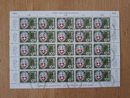 Bogen "100 Jahre SAC" Zumstein 396 gestempelt 28.08.1963