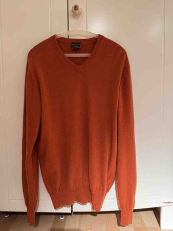 Herren Pullover Cashmere Collection, orange, M