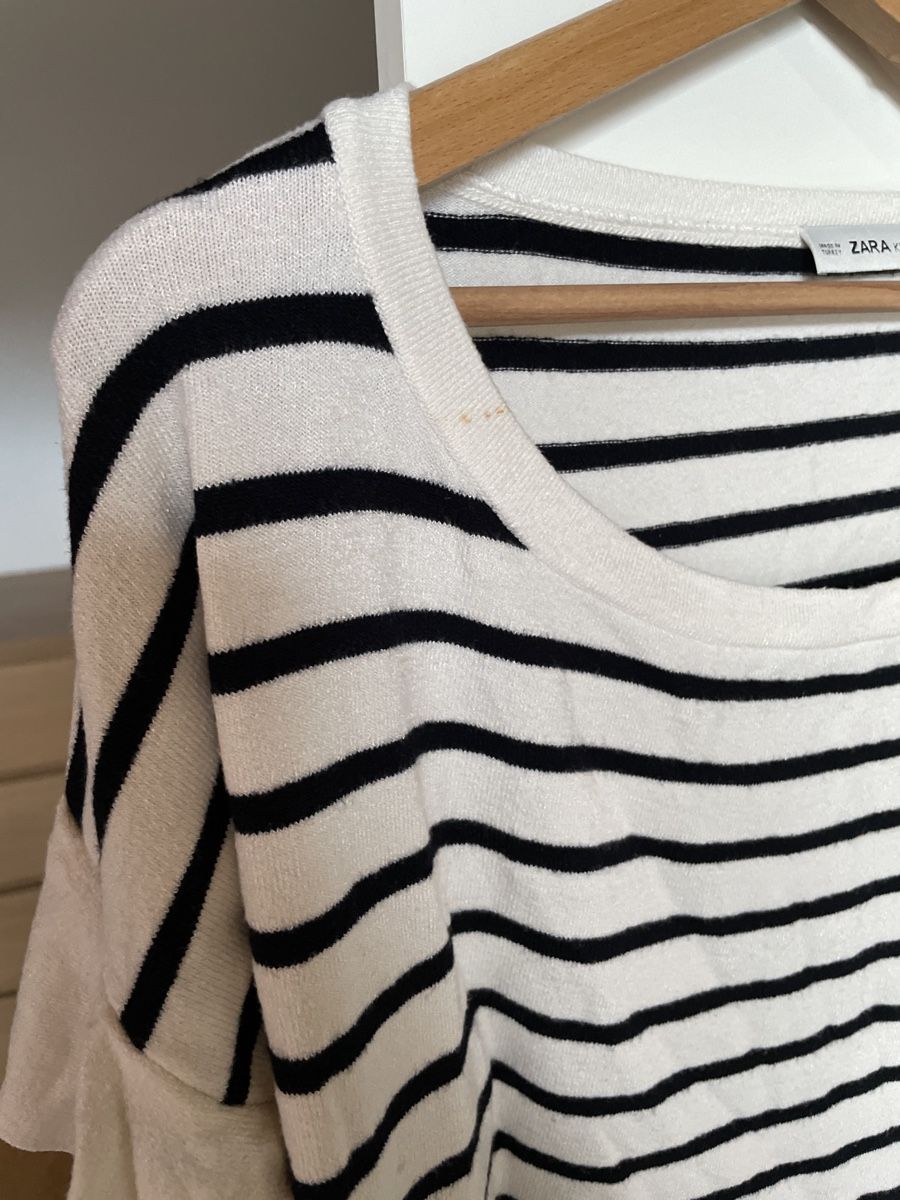Zara Maglioni & Felpe: Pulli gestreift Viskose, Zara Gr. S – Usato da Münsingen venduto da Secondhand89 4