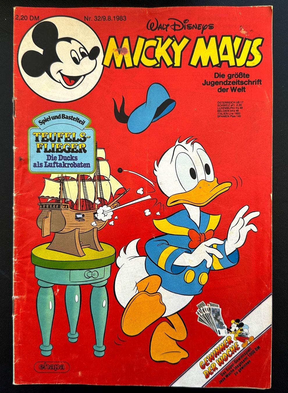 Fumetti: Mickey Maus Nr. 32 1983 mit Beilage – Usato da Seltisberg venduto da quadartswiss