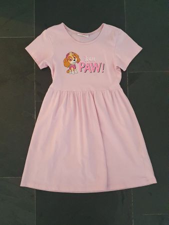 ++ PAW PATROL SKYE ++ Kleid in rosa ++ Gr. 134 / 140 ++ NEU