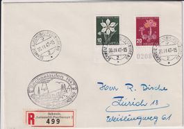 R-Brief Zürcher Sechseläuten 1947