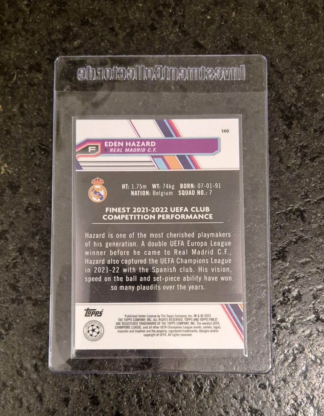 Topps Carte collezionabili: Eden Hazard /199 - Real Madrid - Topps – Nuovo (secondo la descrizione) da Burg AG venduto da Danoe 1