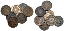 Schweiz 1 Rappen Lot
