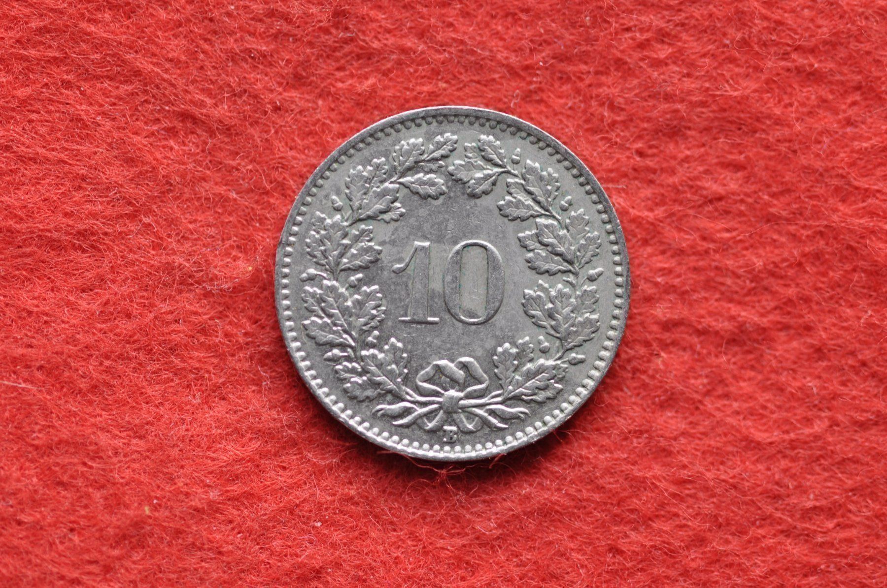 Tutti le monete: 10 rappen 1957 – Usato da Laupen BE venduto da Gufi57 1