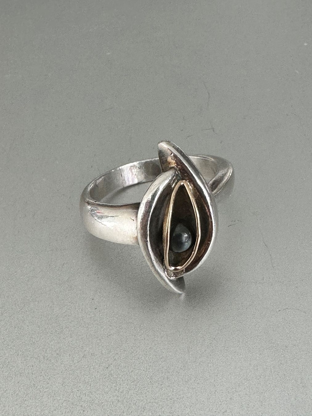 Anelli: Vintage Großer Silber Ring: ca. 67 – Usato da Onex venduto da Antiqueshow