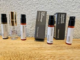 5 Duftproben Maison Crivelli je 1.5 ml