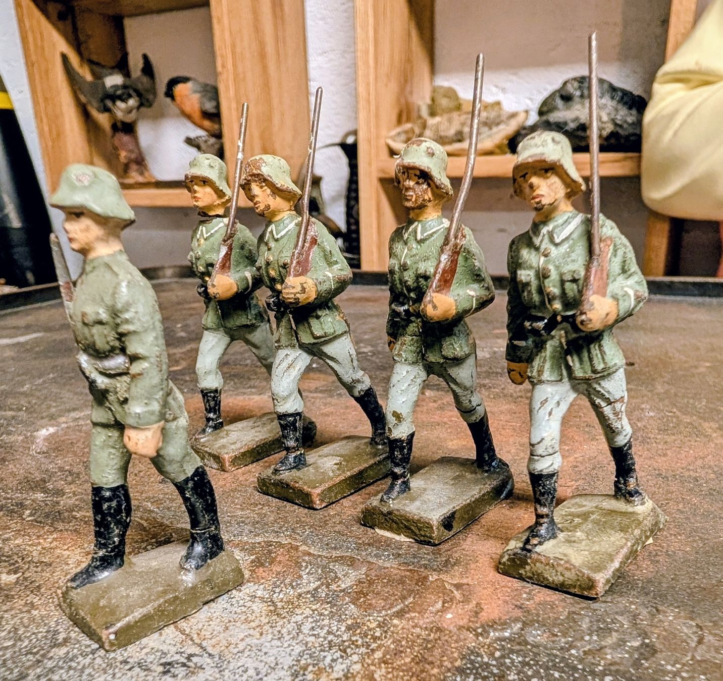 Elastolin Spielzeuge: LINEOL, 5 pces soldats WWII – Gebraucht aus La Place (Ayent) von s4c4 1