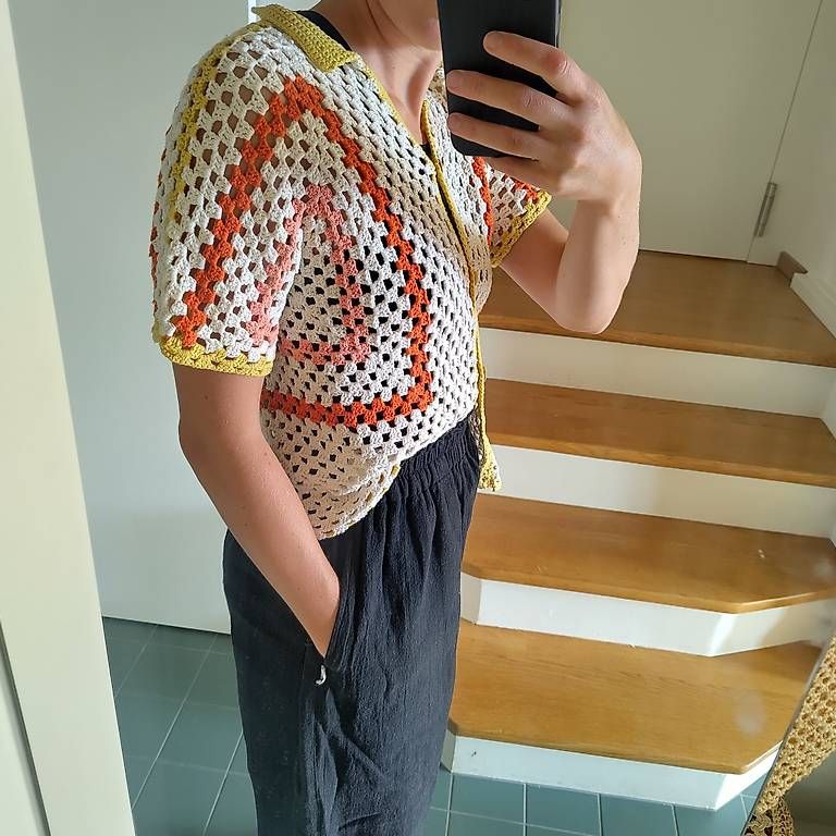 T-shirt: Crochet Shirt #selfmade – Usato da Brugg AG venduto da katha.rina 3