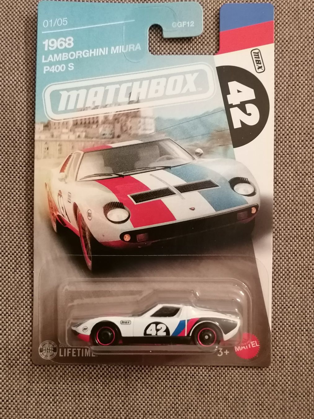 Matchbox Modellini d'auto: Matchbox 1968 Lamborghini Miura P400S – Nuovo e nell'imballaggio originale da Basel venduto da vintagecollector
