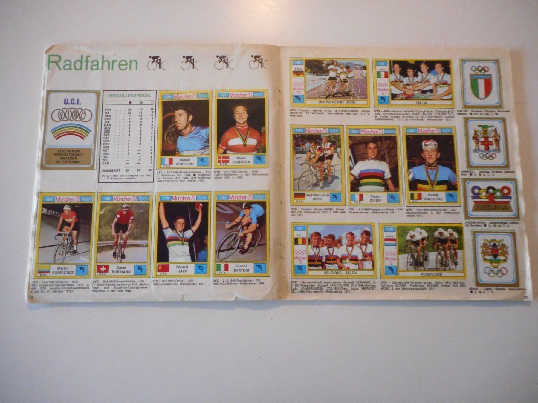 Panini Sammelbilder & Trading cards: Panini Album Olympiade München 1972/72 – Gebraucht aus Cham von Paniniworld 7