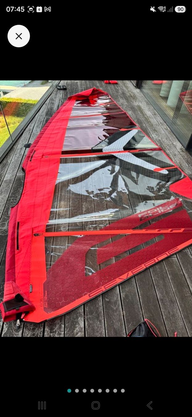 Surfen: Severne Foil Glide 6.0 Windsurfsegel – Gebraucht aus Twann von Muh65