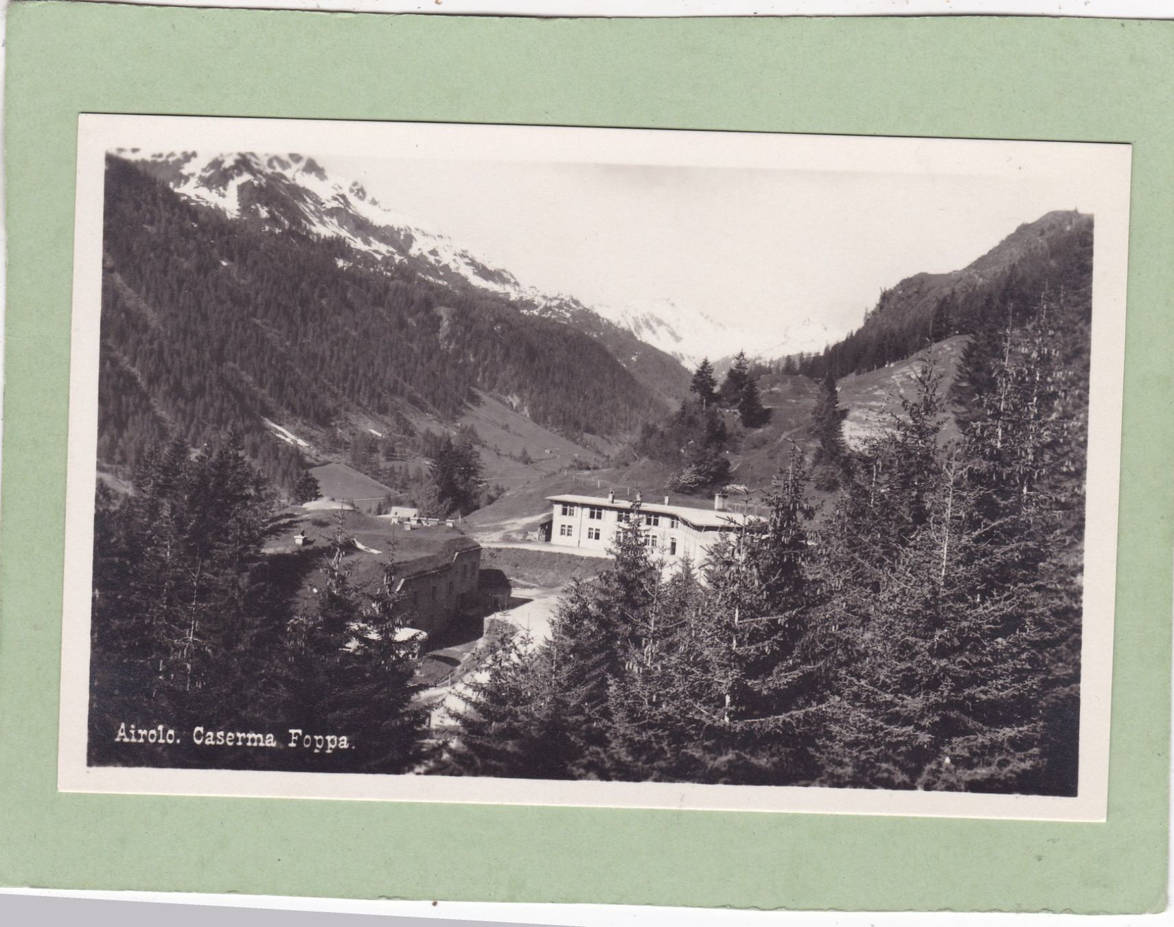 Cartoline postali: Airolo Caserma Foppa – Usato da Herisau venduto da Lisegrat2008