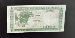 One Leone, Sierra Leone Banknote *rar