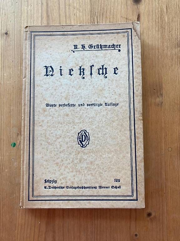 Livres: Nietzsche – D'occasion à Schwarzenbach SG par ernesto3.6