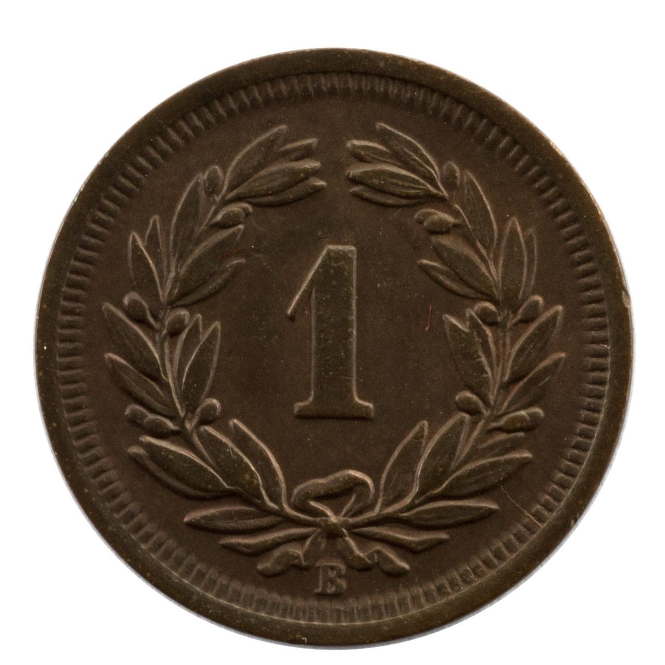Tutti le monete: Schweiz / Suisse - 1 Rappen - 1925 STGL – Usato da Rotkreuz venduto da Swiss-Coins 1