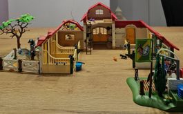 Playmobil grosser Reiterhof mit diversem Zubehör