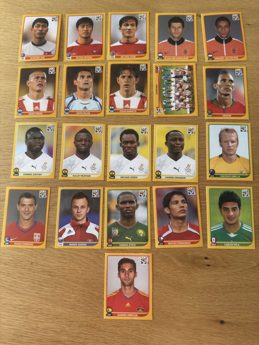 Panini Carte collezionabili: Panini WM 2010 21 Stück  – Usato da Bütschwil venduto da brulu05