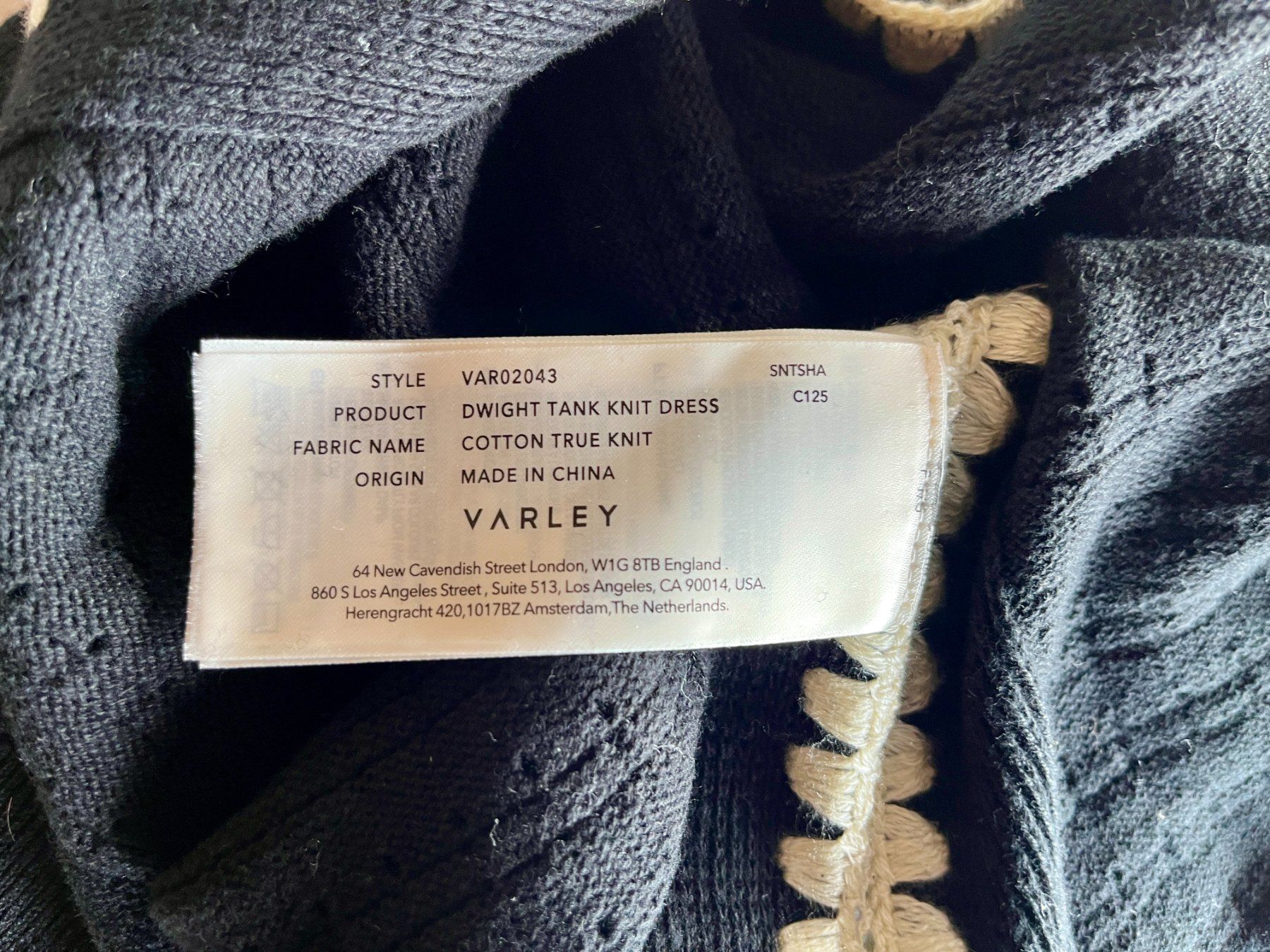 Vestiti: Kleid schwarz, Varley – Usato da Bern venduto da cubus01 5